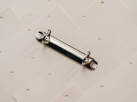 Затискачі канцелярські з роз'ємними ланками для блокнотів. 125х20мм. Кільце 30мм