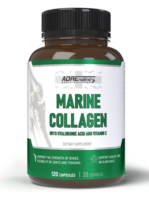 Колаген у касулах ADRENALINE Marine Collagen 120 капсул, фото 1