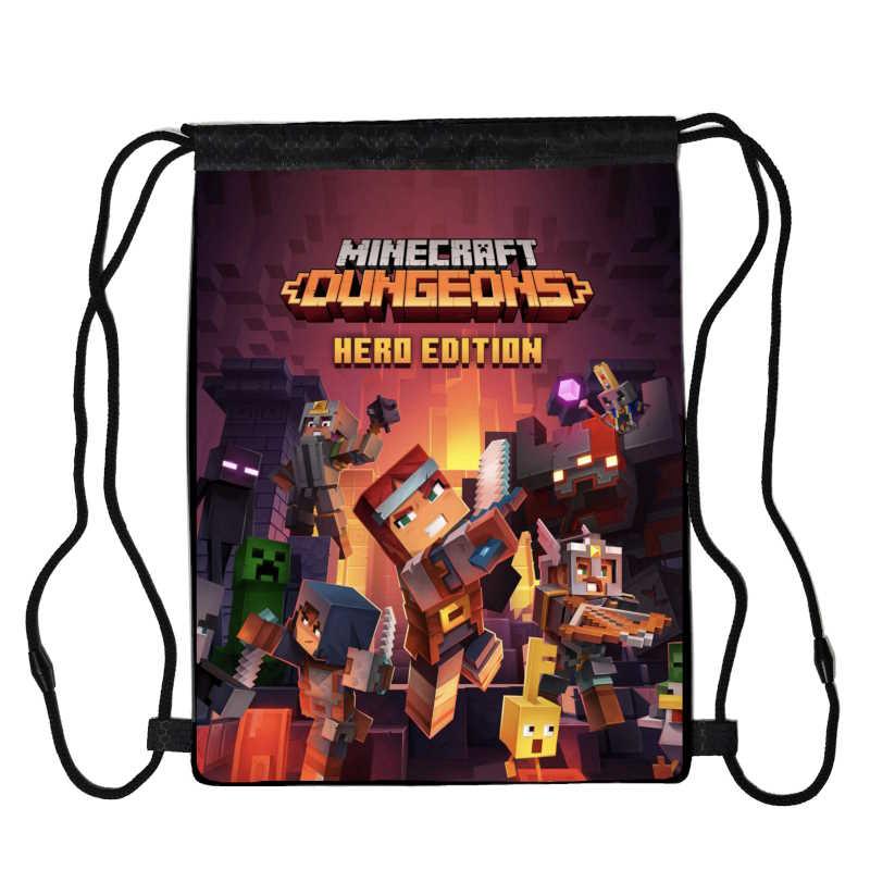 Сумка для взуття Майнкрафт (Minecraft 009), 410 х 300 мм, фото 1