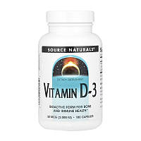 Source Naturals Vitamin D-3 2000 IU (100 caps)