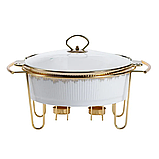 Марміт для супів 2 літри настільний круглий з підігрівом мармітниця перших страв, фото 2