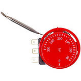 Термостат духовки (універсальний) 16A 250V, L капіляра=650mm 300°C (3 клеми), фото 4