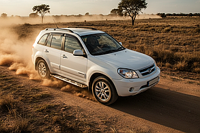 Бокові пороги Sunrise (2 шт., алюміній) для Chery Tiggo 1 2005-2016 рр