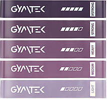 Набір резинок для фітнесу Gymtek 0,5-30кг фіолетовий