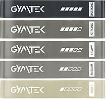Набір резинок для фітнесу Gymtek 0,5-30кг сірий