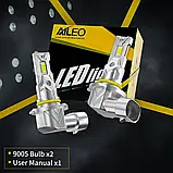 Лампи Led AILEO HB4, 9006, 200W 6500K, лед лампи., фото 2