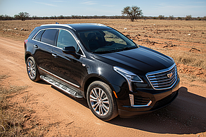 Бокові пороги Sunrise (2 шт., алюміній) для Cadillac XT5 2016- рр