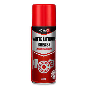 Змазка літієва Nowax White Lithium Grease біла, 200мл