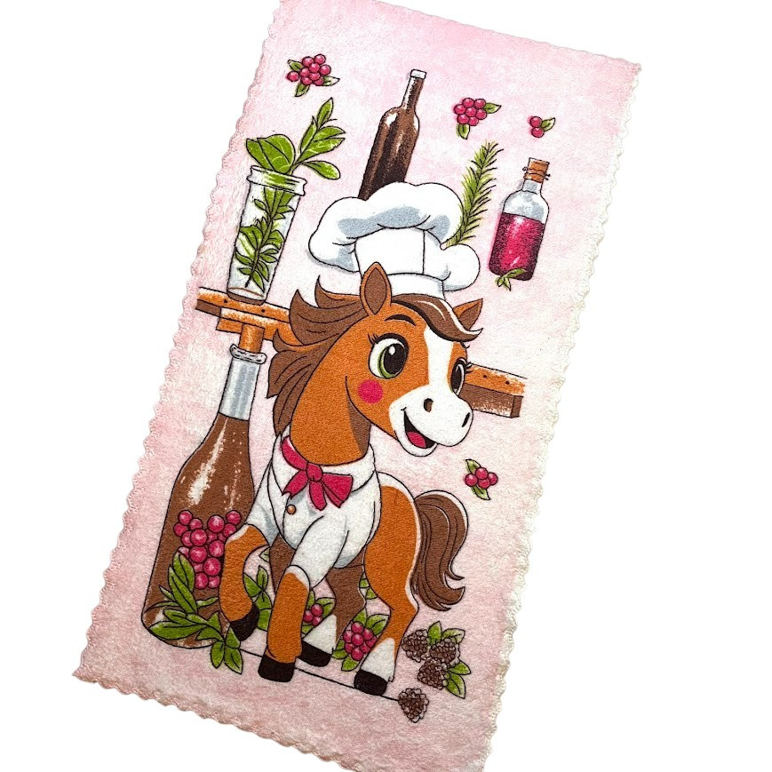 Рушник кухонний з мікрофібри, 25*50 см, арт 019566, 1 шт, Різнокольоровий, фото 1