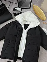 Пуховик женский зимний с капюшоном на меху водоотталкивающая плащевка утепленный синтепоном SH 2403