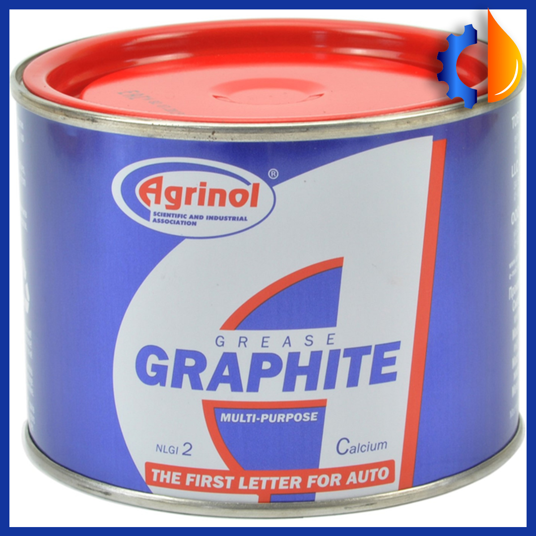 Мастило графітне банка 0,4 кг 400 грамів 0,5 л Агрінол GRAPHITE, водостійке жирове мастило на основі графіту універсальне Agrinol, фото 1