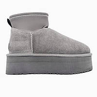 Ботинки UGG Ugg Classic Dipper Low Grey зимові Ботинки UGG