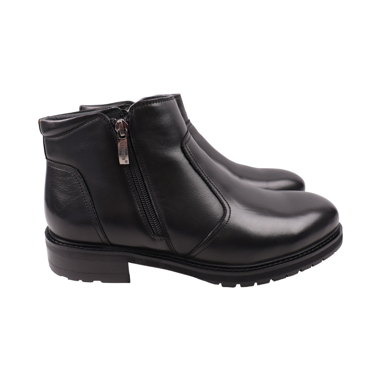 Черевики чоловічі Clemento чорні натуральна шкіра, 40, фото 1