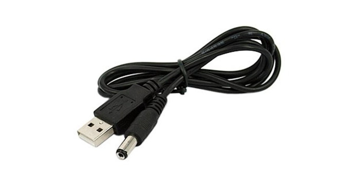 USB тато - Power 5,5/2,1 mm 1метр