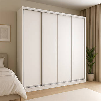 Шафа купе з фотодруком у спальну кімнату, шафа для одягу