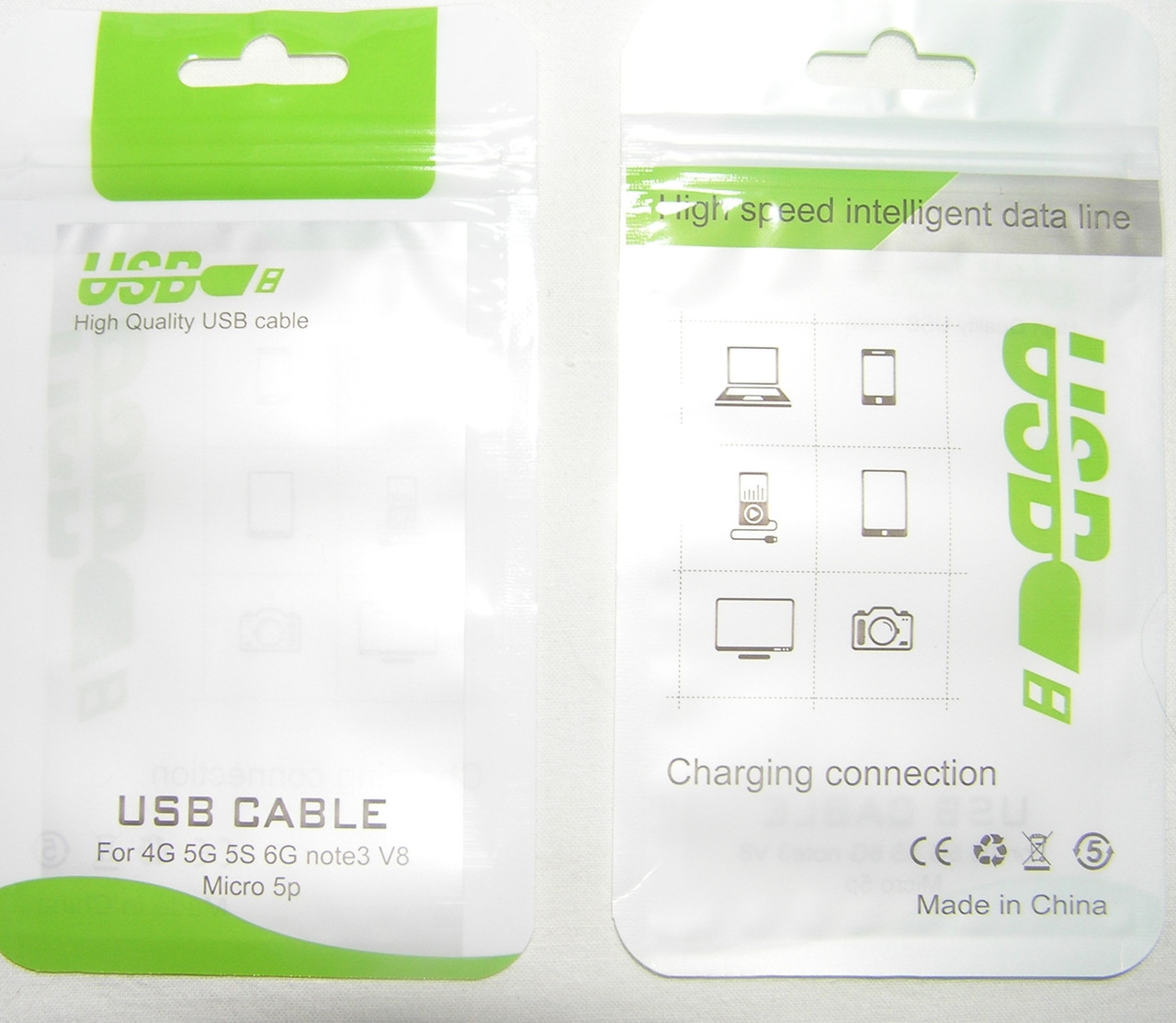 Пакет для пакування USB кабелю 100х150 мм