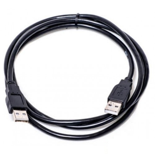 Кабель USB AM/AM (тато-тато) 1,5 м чорний