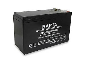 Акумуляторна батарея BAPTA BP-2100 12В 9,0Аг герметизований свинцево-кислотний акумулятор для безперебійного живлення