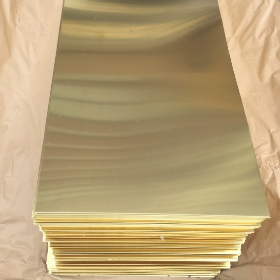 Лист 8 мм Л63 латунний 600х1500 / 1000х2000 мм (м'який / напівтвердий /твердий), фото 1