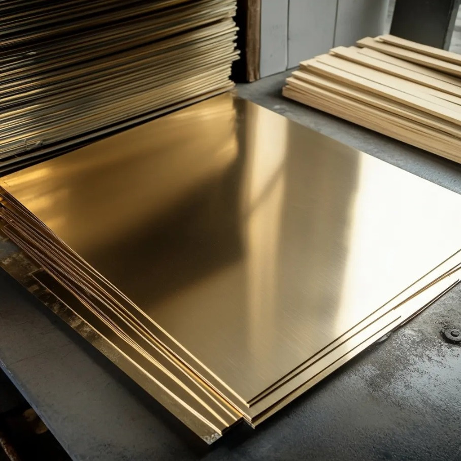 Лист 30 мм ЛС59-1 латунний 600х1500 мм твердий, фото 1