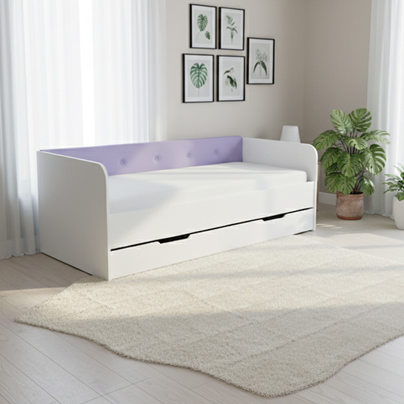 Ліжко Валенсія з шухлядою на ламелях, односпальне ліжко Valencia, фото 1