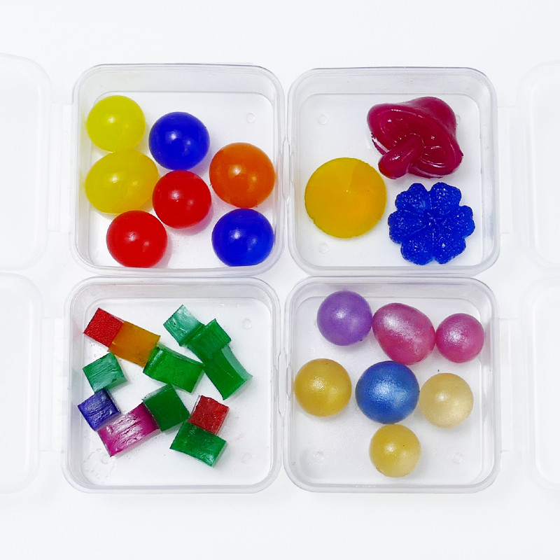 Набір Гіганські Іграшки та Кульки зростаючі у воді Orbeez Гідрогелеві 4 шт (01602), фото 1