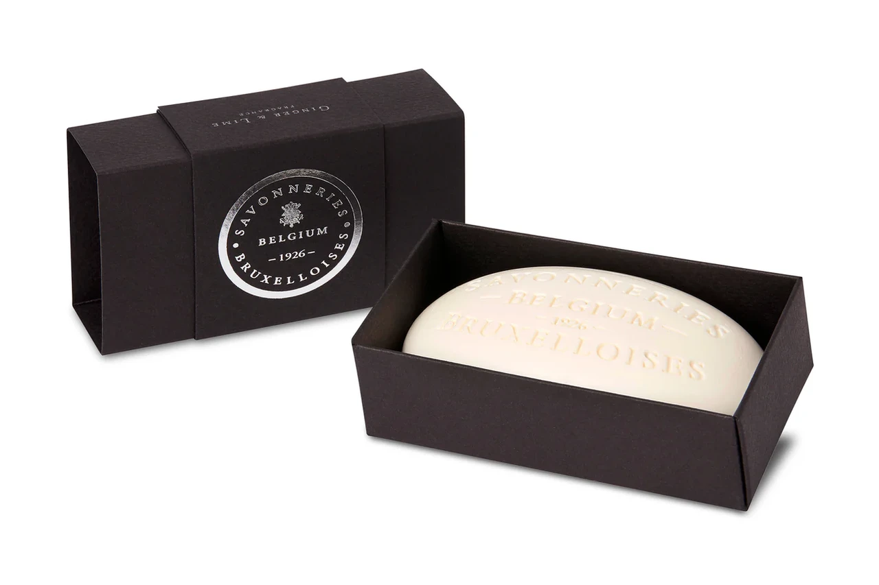 Ексклюзивне мило від "Savonneries Bruxelloises" з неймовірним ароматом "Імбир і лайм" 100 г (Бельгія), фото 1