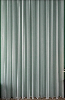 Тюль на основі бамбук колір айворі с утяжелителем