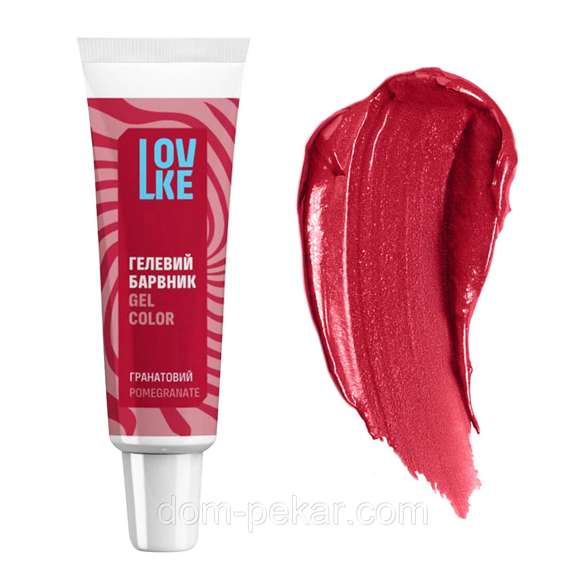 Барвник гелевий LOVKE Гранатовий 16 г