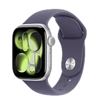 Смарт-годинник Apple Watch Series 11 GPS 42mm Silver Alu. Case w. Purple Fog S. Band - S/M (MEU64)