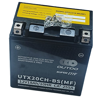 Акумулятор OUTDO UTX20CH-BS на 18 ампер-годин 2025 р.