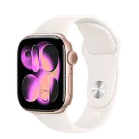 Смарт-годинник Apple Watch Series 11 GPS 42mm Rose Gold Alu. Case w. Light Blush S. Band - S/M (MEU04)