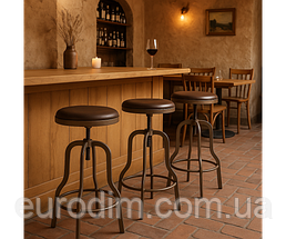 Стілець Індастріал барний високий, фото 3