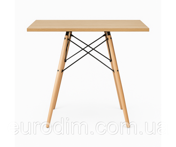 Стіл Ельба N квадратний дерев'яний 80*80 см