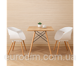 Стіл Ельба N квадратний дерев'яний 80*80 см, фото 2