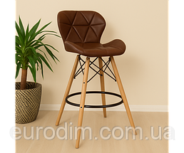 Стілець Стар Н барний високий коричневий, фото 4