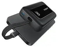 Портативний зарядний пристрій ПаверБанк Anker Zolo PowerBank 20000 mAh 30 W з інтегрованим кабелем USB-C (A1689), фото 3