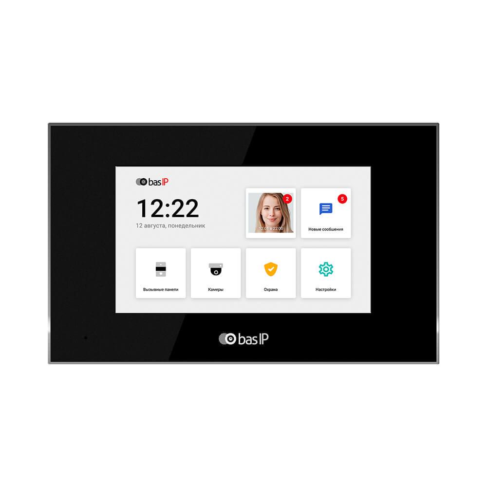 IP-відеодомофон 7" Bas-IP AQ-07LL black, фото 1
