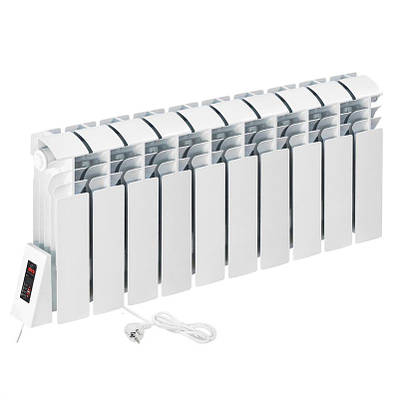 Електричний радіатор Flyme Mini 10 секції, 990 Вт, під низьке підвіконня, ліве підключення