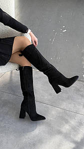 Чоботи жіночі, чорні 39