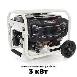 Бензиновий генератор MATARI MH4000E максимальна потужність 3 кВт