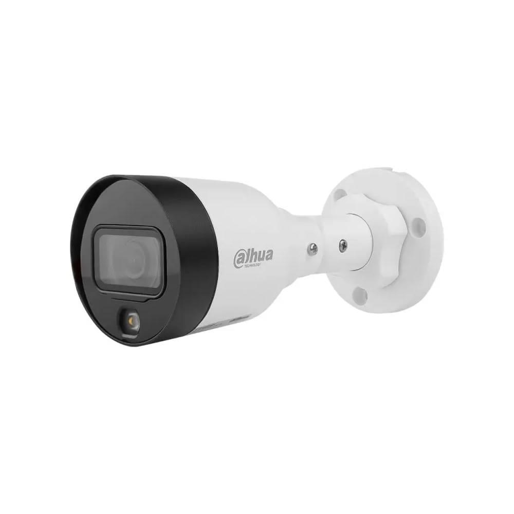 IP-відеокамера 2 Мп Dahua FullColor DH-IPC-HFW1239S1-LED (2.8 мм) з відеоаналітикою для системи відеоспостереження, фото 1
