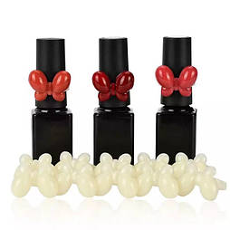 Типси з кріпленням на пляшечку лаку бантик (50 шт.)