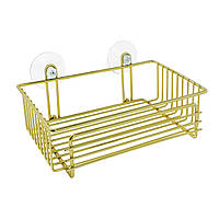 Полиця Lemax на 2-х присосках латунь 22x14x8,5 см (EBA-10520 OT)