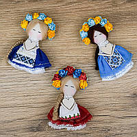 Магніт лялька Українка-оберіг мікс ручной роботи 11 см Гранд Презент 011 МЛ