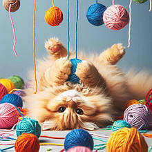 10 безпечних іграшок для котів своїми руками (з того, що є під рукою)