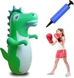 Боксерська груша для дітей 90 см неваляйка, Боксерська груша дитяча, Надувна груша-динозавр для дітей 3-6 років, фото 2