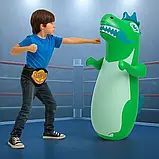 Боксерська груша для дітей 90 см неваляйка, Боксерська груша дитяча, Надувна груша-динозавр для дітей 3-6 років, фото 7