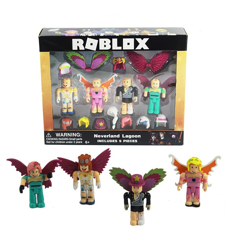 Набір фігурок Roblox Роблокс Neverland Lagoon 4 герої з аксесуарами RL2, фото 1