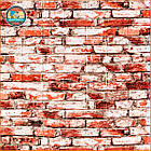 Декоративна 3D панель 700х770х4мм Червоно-біла цегла (341) SW-00000533